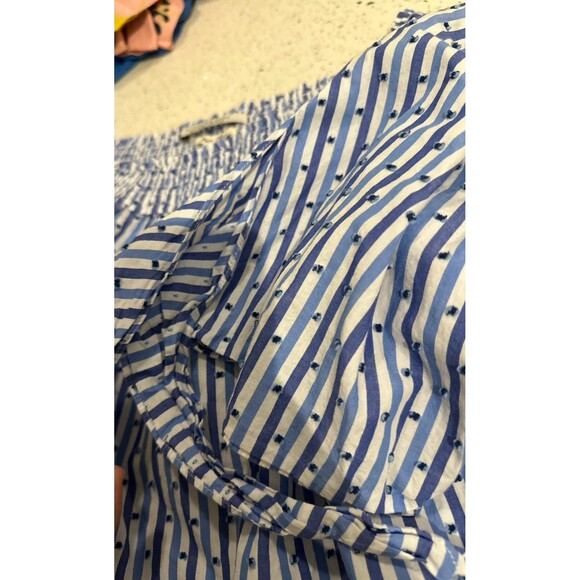 Scotch and soda blue ruffle top - Picture 5 of 6